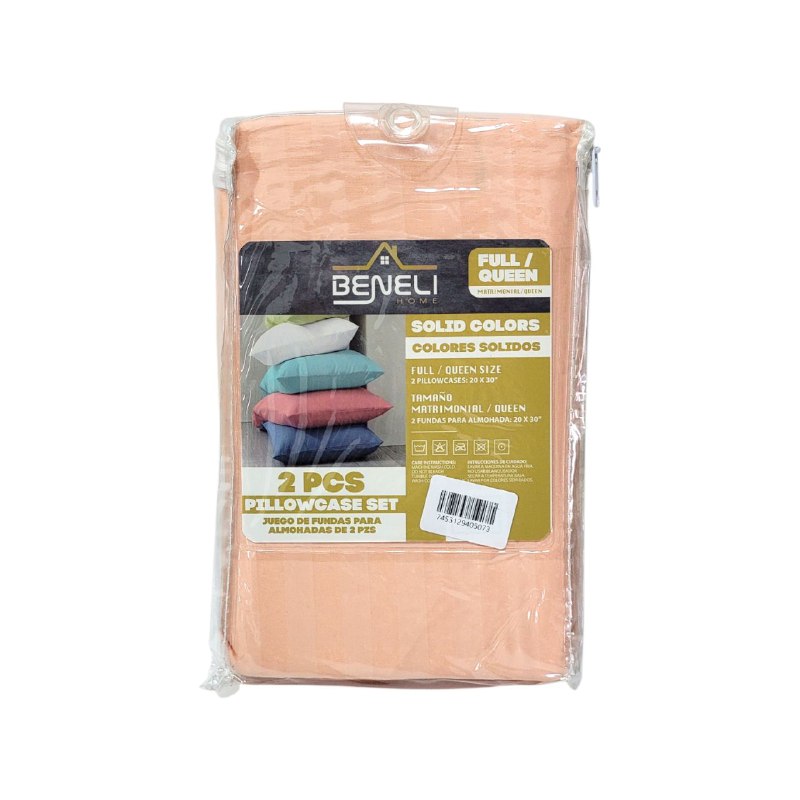 FUNDAS PARA ALMOHADAS 2PCS BENELI HOME 50X76CM