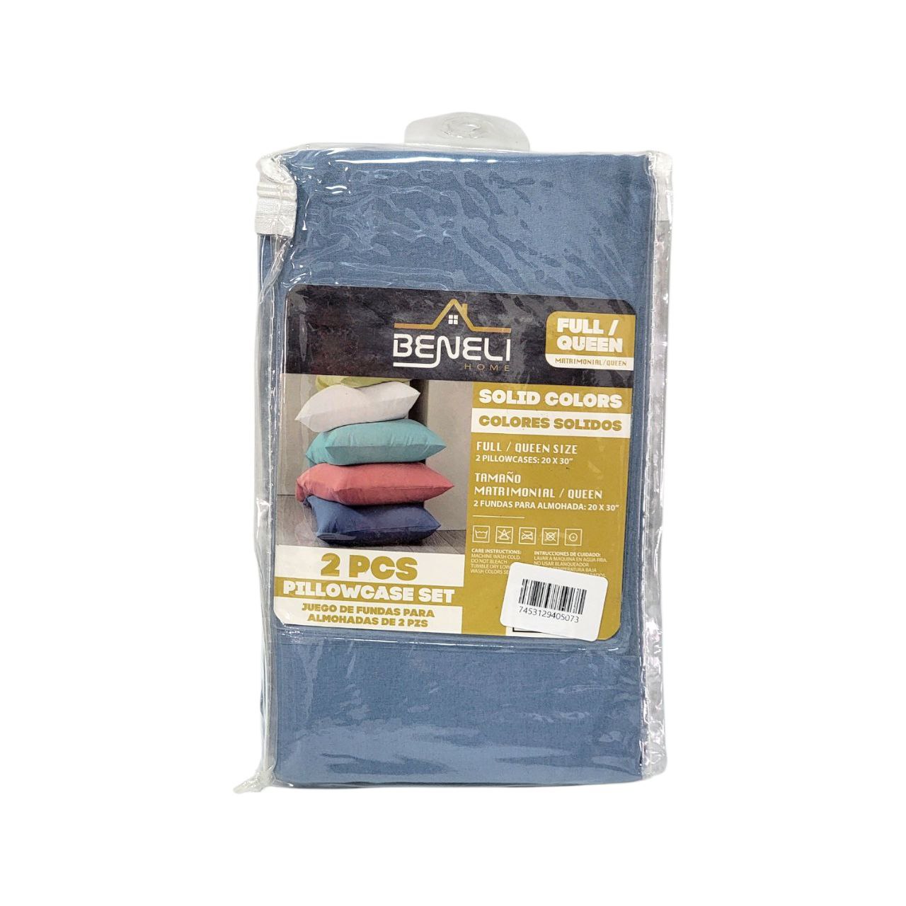 FUNDAS PARA ALMOHADAS 2PCS BENELI HOME 50X76CM