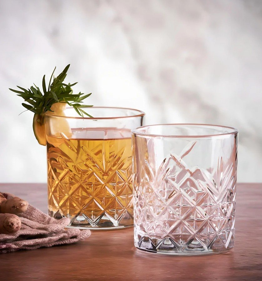 SET DE VASOS DE CRISTAL CON ACABADO DE LUJO ELEGANTE COLECCION JX 6PCS BENELI HOME