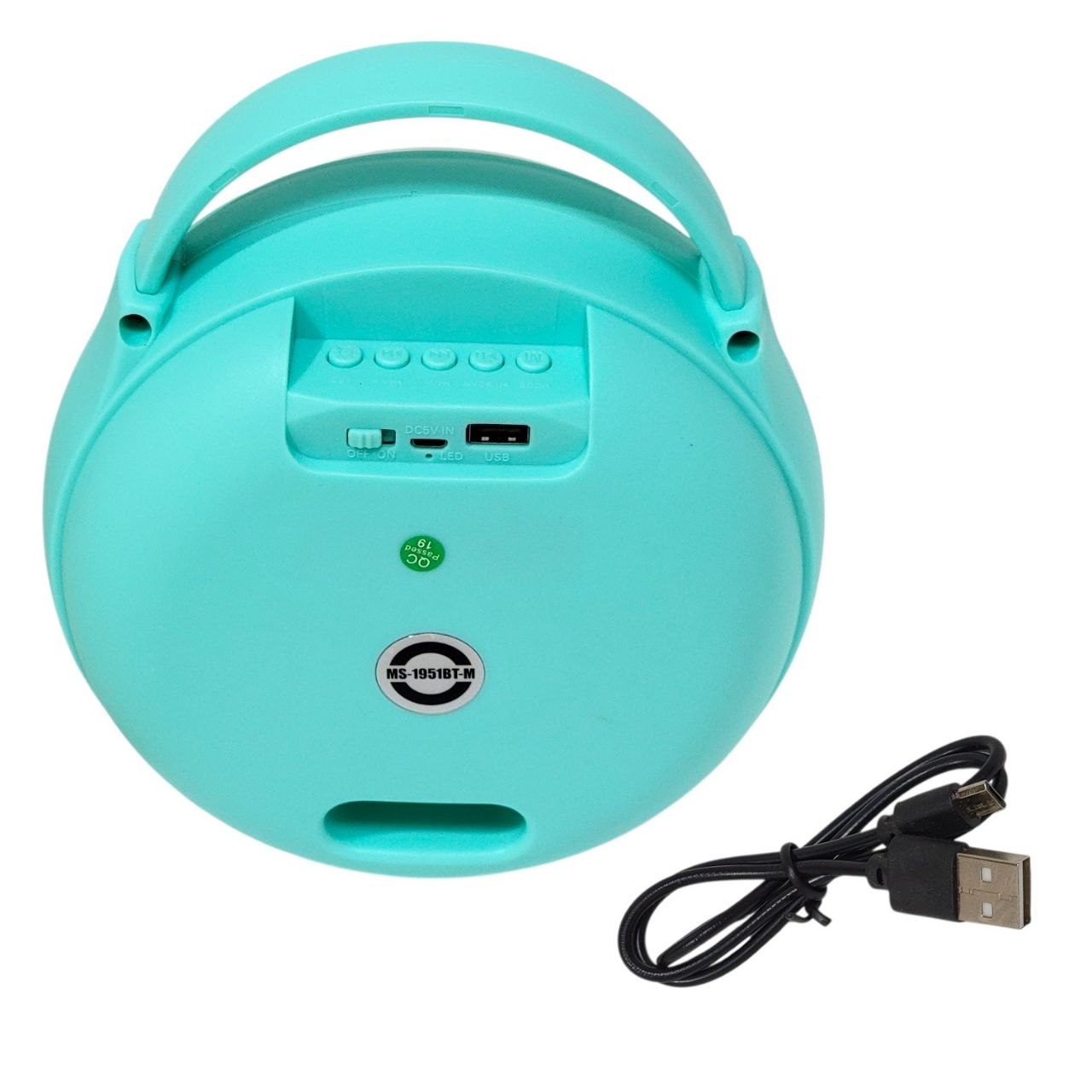 PARLANTE ALTAVOZ INALAMBRICO CON MICROFONO PORTATIL MODELO MS-1951BT-M