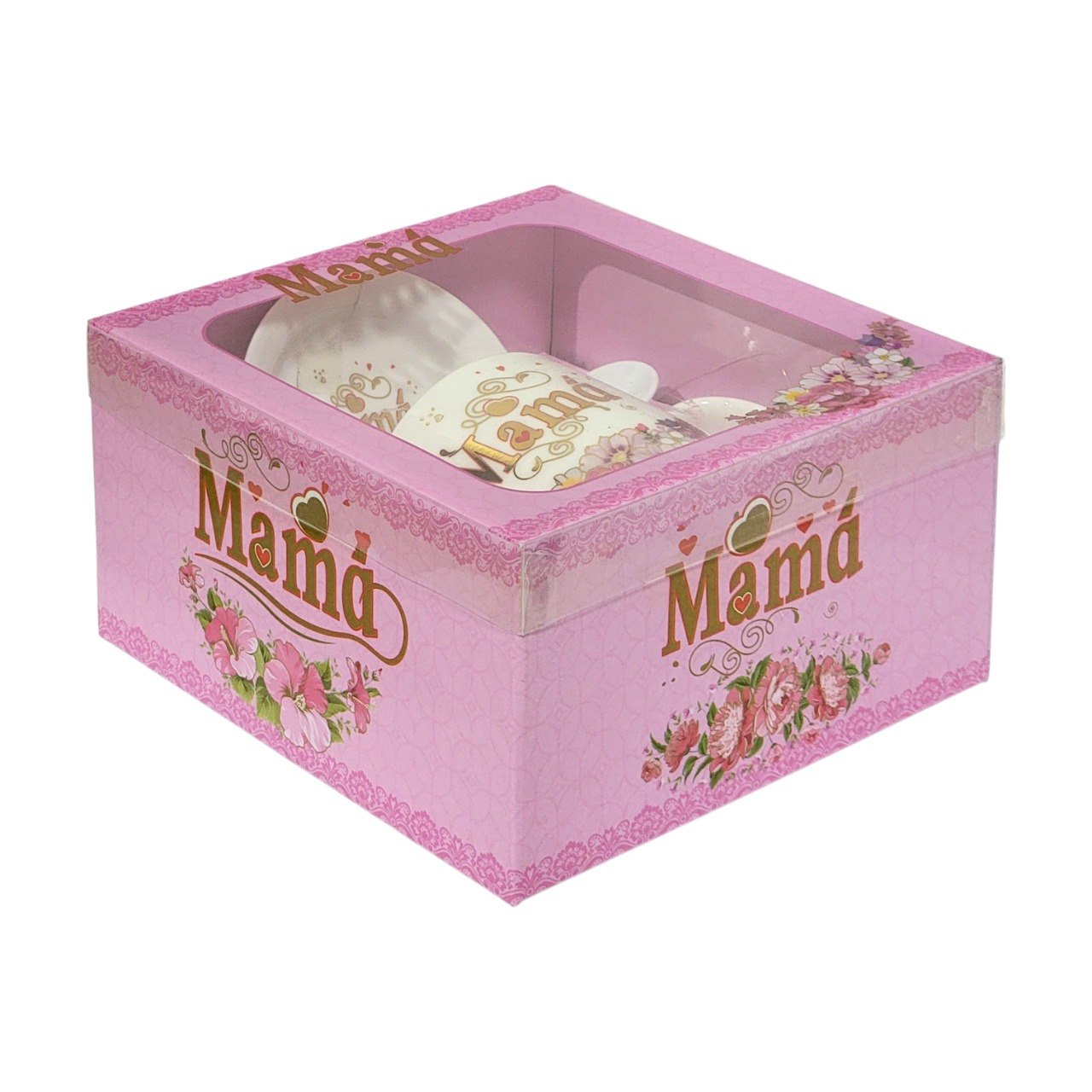 SET DE TAZA DE REGALO DE DIA DE LA MADRE DE CERAMICA 3PCS BENELI HOME