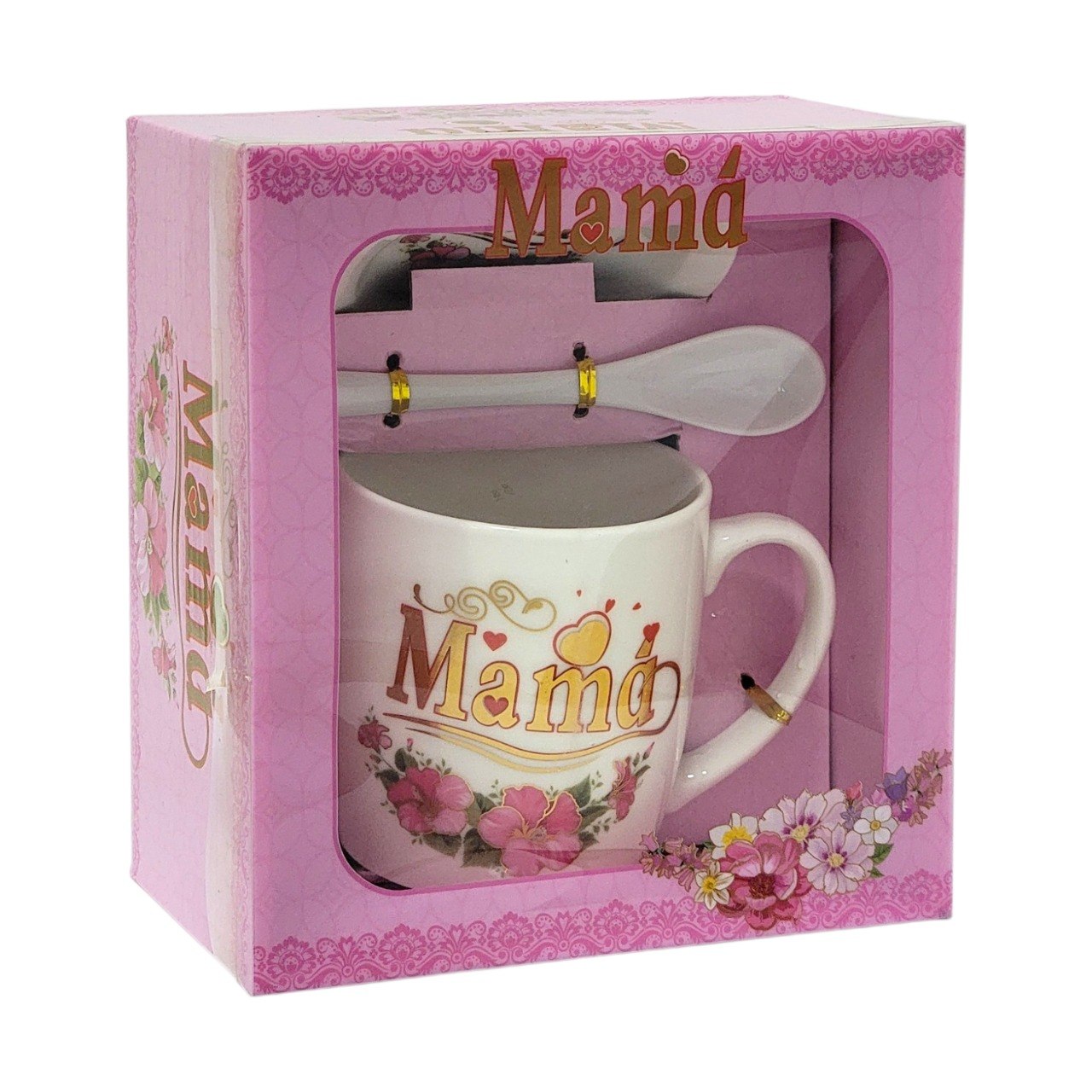 SET DE TAZA DE REGALO DE DIA DE LA MADRE DE CERAMICA 3PCS BENELI HOME