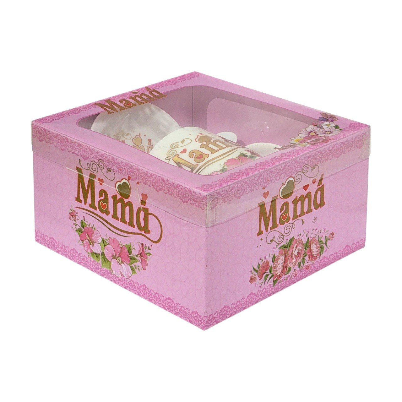 SET DE TAZA DE REGALO DE DIA DE LA MADRE DE CERAMICA 3PCS BENELI HOME