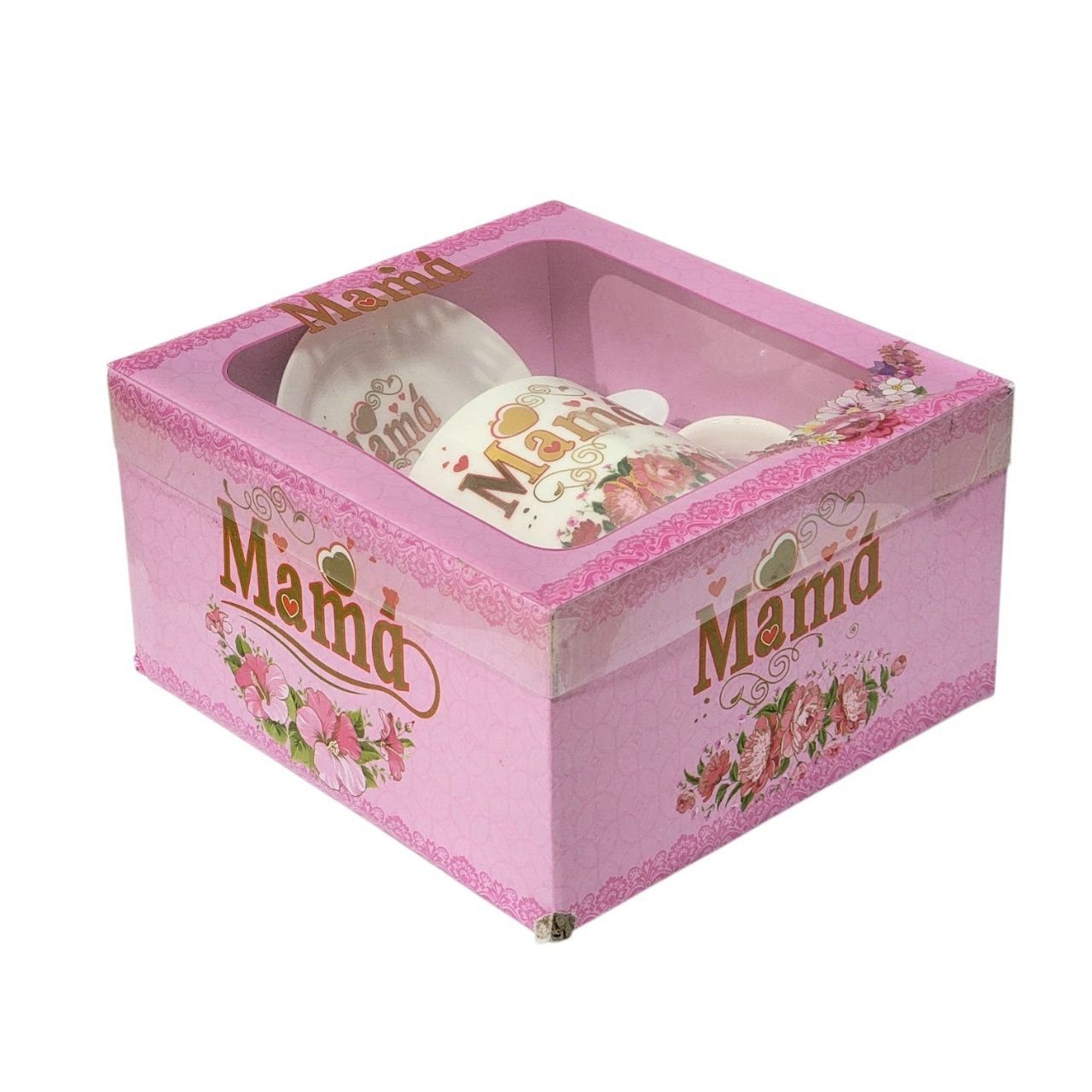 SET DE TAZA DE REGALO DE DIA DE LA MADRE DE CERAMICA 3PCS BENELI HOME