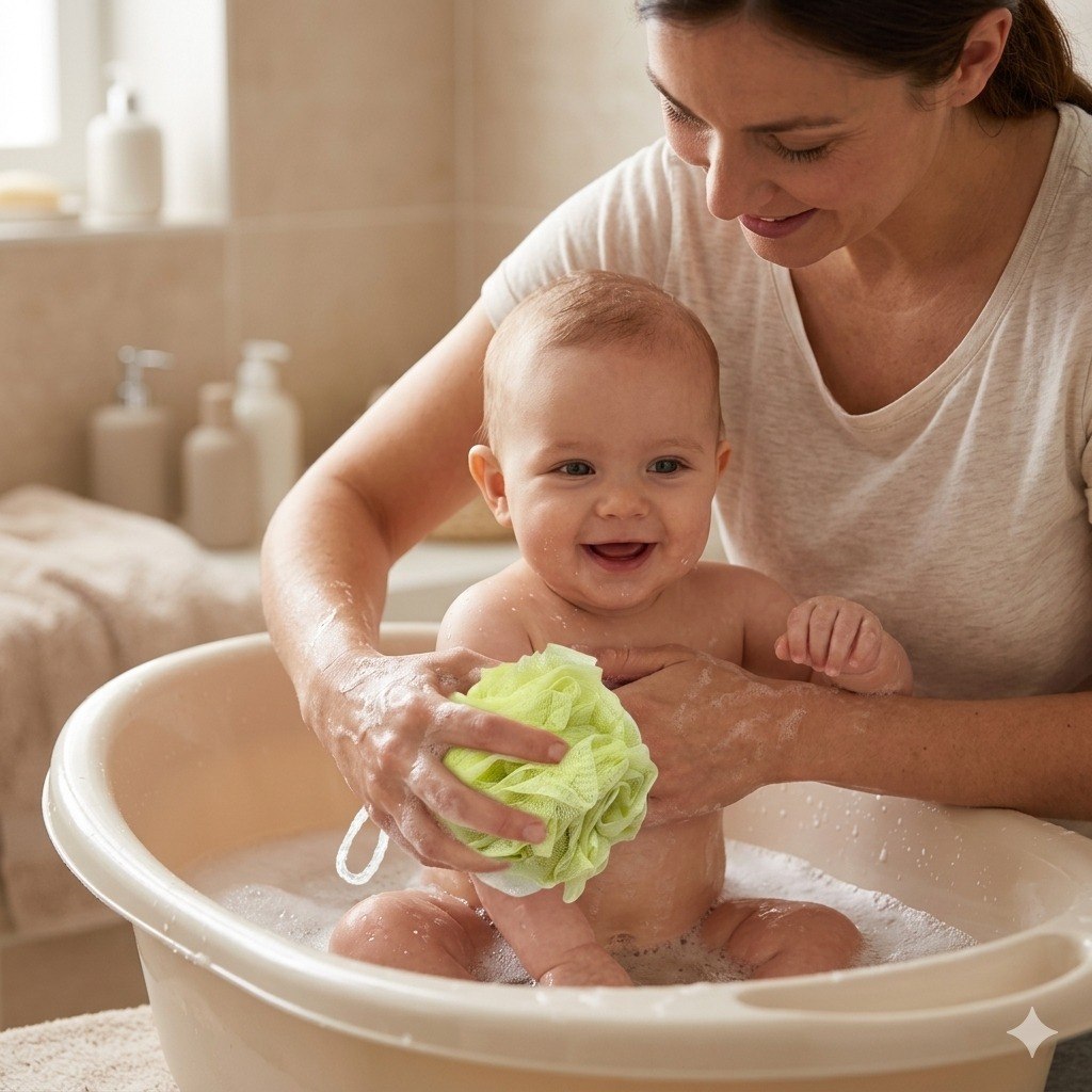 ESPONJA DE MALLA PARA BAÑO EXFOLIANTE BENELI HOME