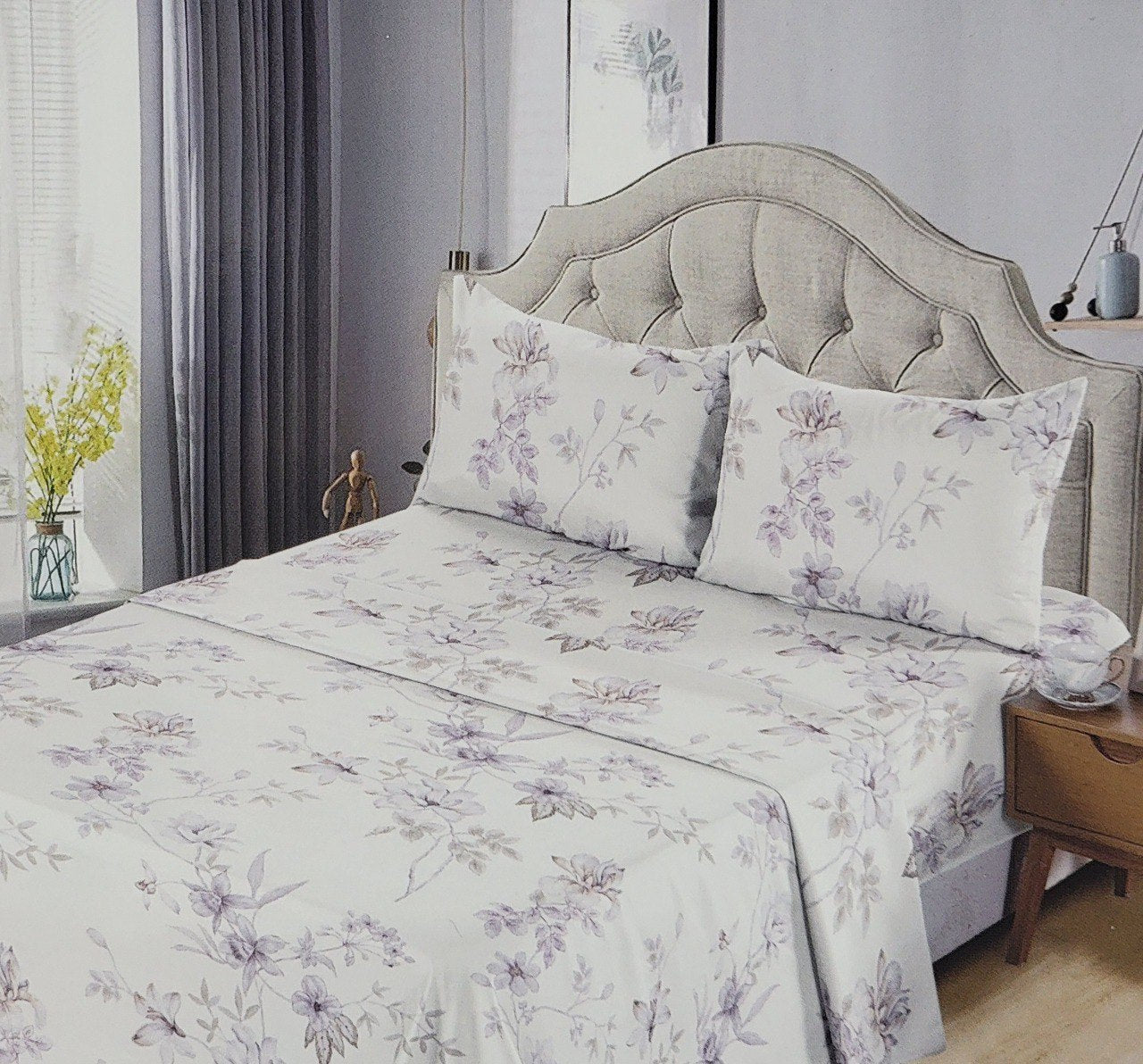 JUEGO DE CAMA ELEGANTE QUEEN 4PCS BENELI HOME
