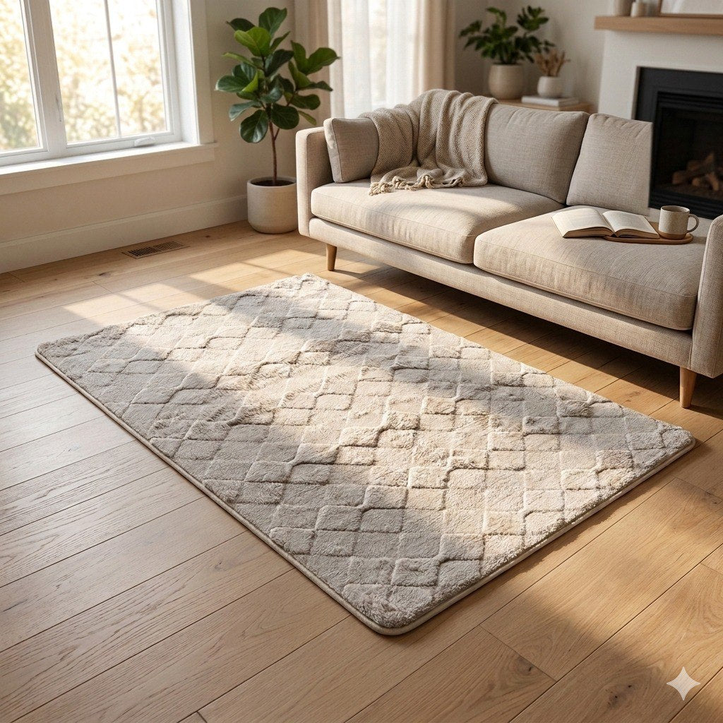 ALFOMBRA PARA SALA DE FIBRA SINTETICA BENELI HOME 80X120CM