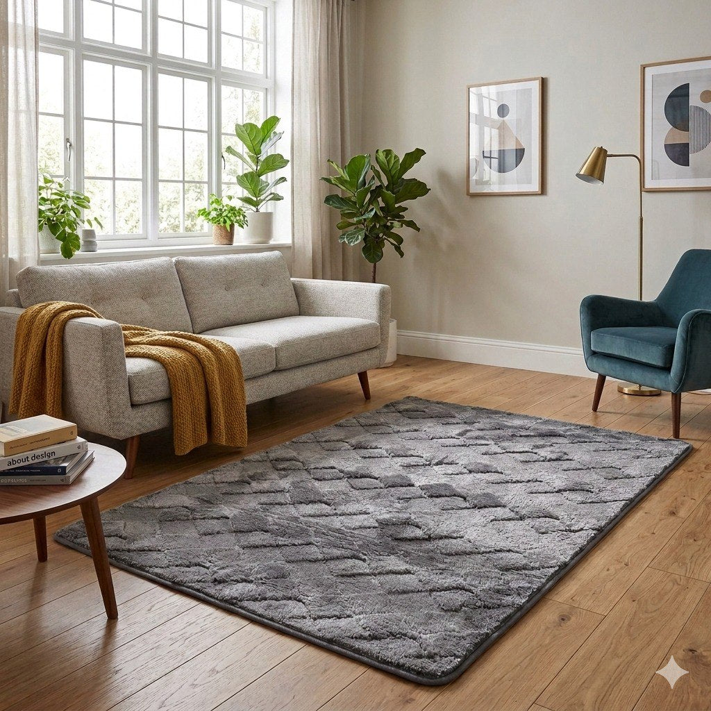 ALFOMBRA PARA SALA DE FIBRA SINTETICA BENELI HOME 80X120CM