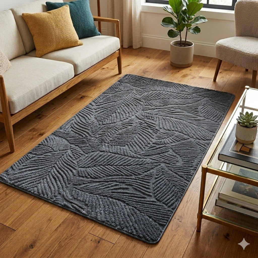 ALFOMBRA PARA SALA TROPICAL DE FIBRA SINTETICA BENELI HOME 80X120CM