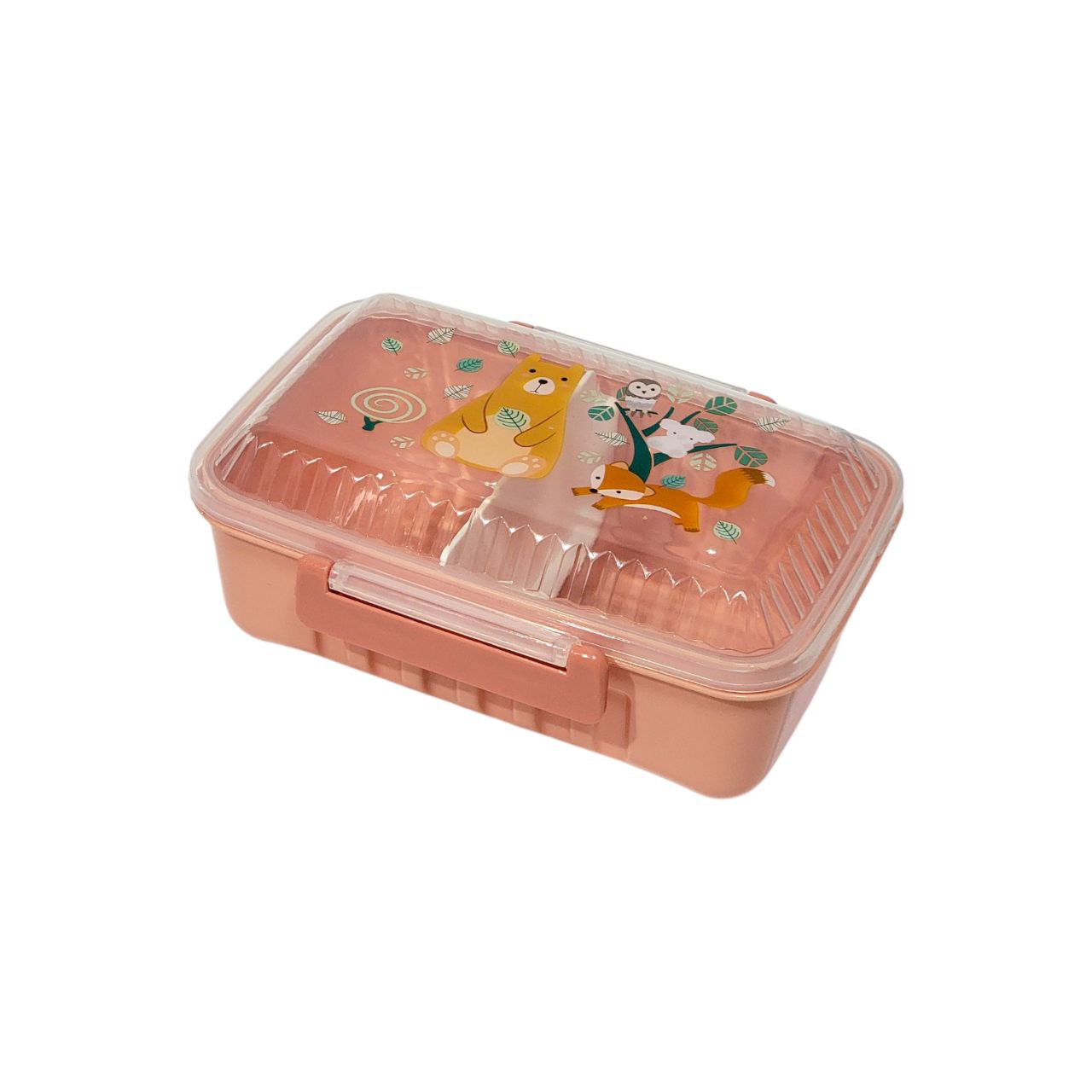 RECIPIENTE PANA PARA ALIMENTOS CON DIVISION INCLUYE CUCHARA BENELI HOME 13X17X6.5CM