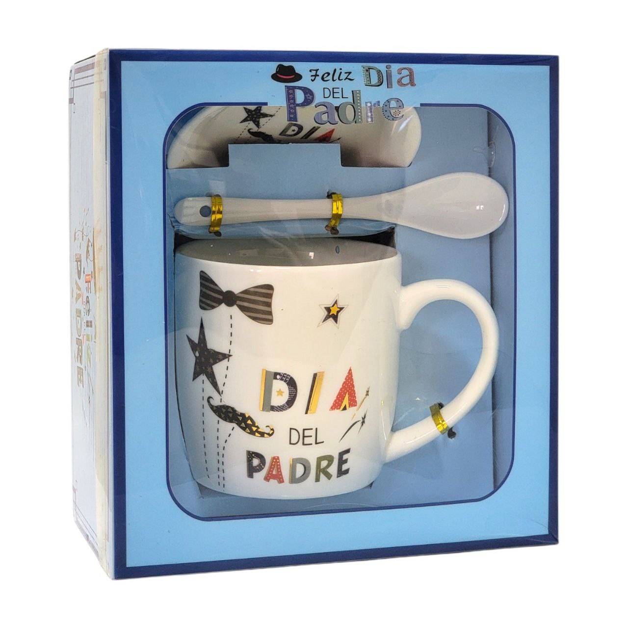 SET DE TAZA DE REGALO PARA PAPÁ DE CERAMICA 3PCS BENELI HOME