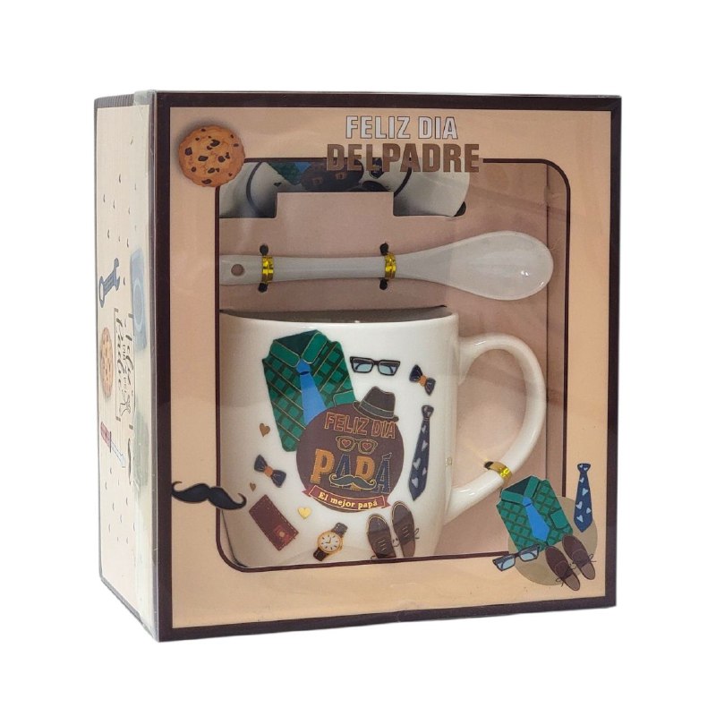 SET DE TAZA DE REGALO PARA PAPÁ 3PCS BENELI HOME