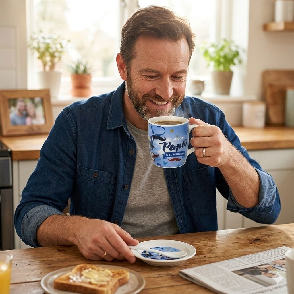 SET DE TAZA DE REGALO PARA PAPÁ 3PCS BENELI HOME