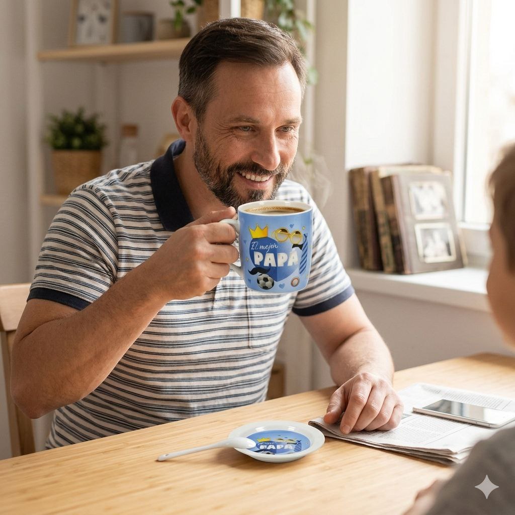 SET DE TAZA DE REGALO PARA PAPÁ 3PCS BENELI HOME