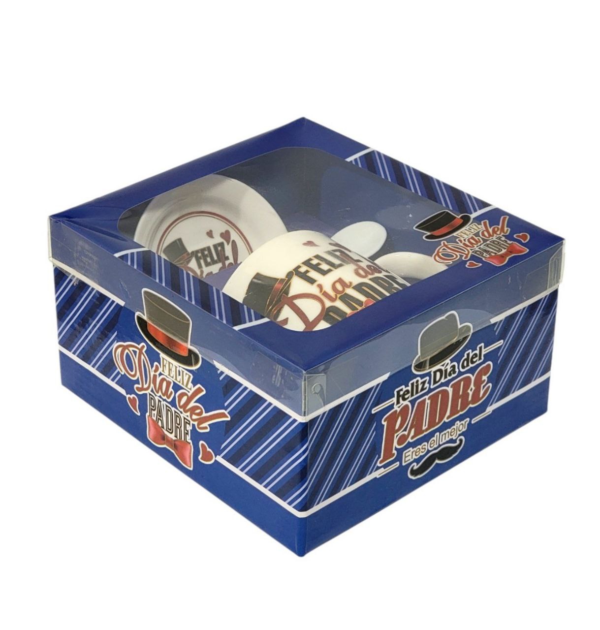 SET DE TAZA DE REGALO PARA PAPÁ DE CERAMICA 3PCS BENELI HOME