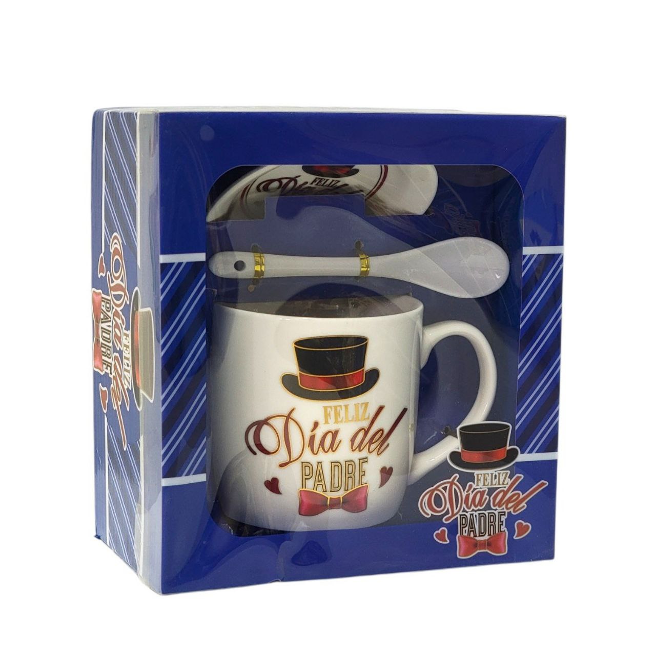 SET DE TAZA DE REGALO PARA PAPÁ DE CERAMICA 3PCS BENELI HOME