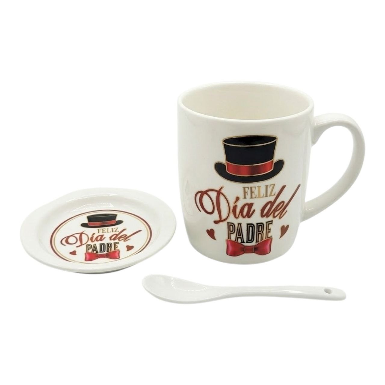 SET DE TAZA DE REGALO PARA PAPÁ DE CERAMICA 3PCS BENELI HOME
