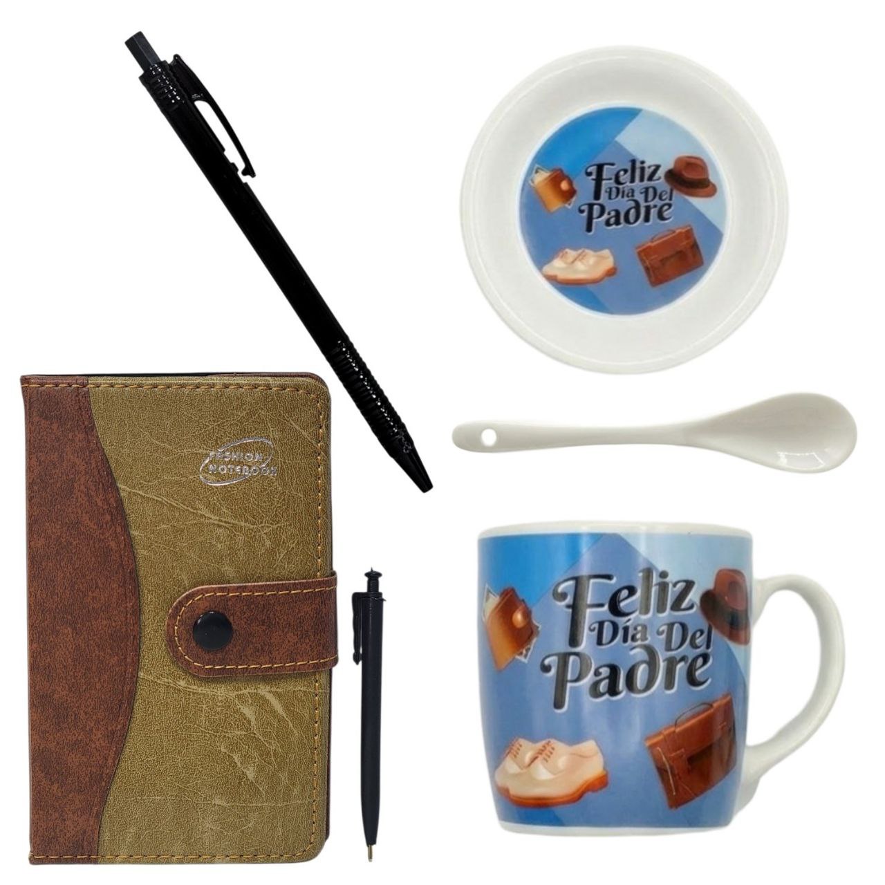 SET DE TAZA DE REGALO Y AGENDA PARA PAPÁ 5PCS BENELI HOME