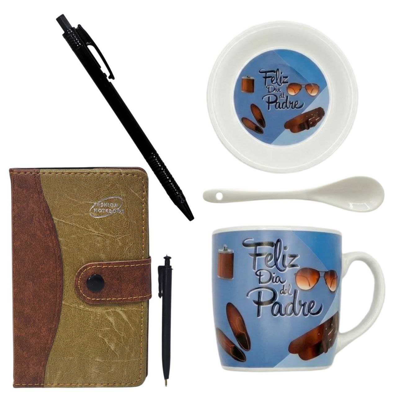 SET DE TAZA DE REGALO Y AGENDA PARA PAPÁ 5PCS BENELI HOME