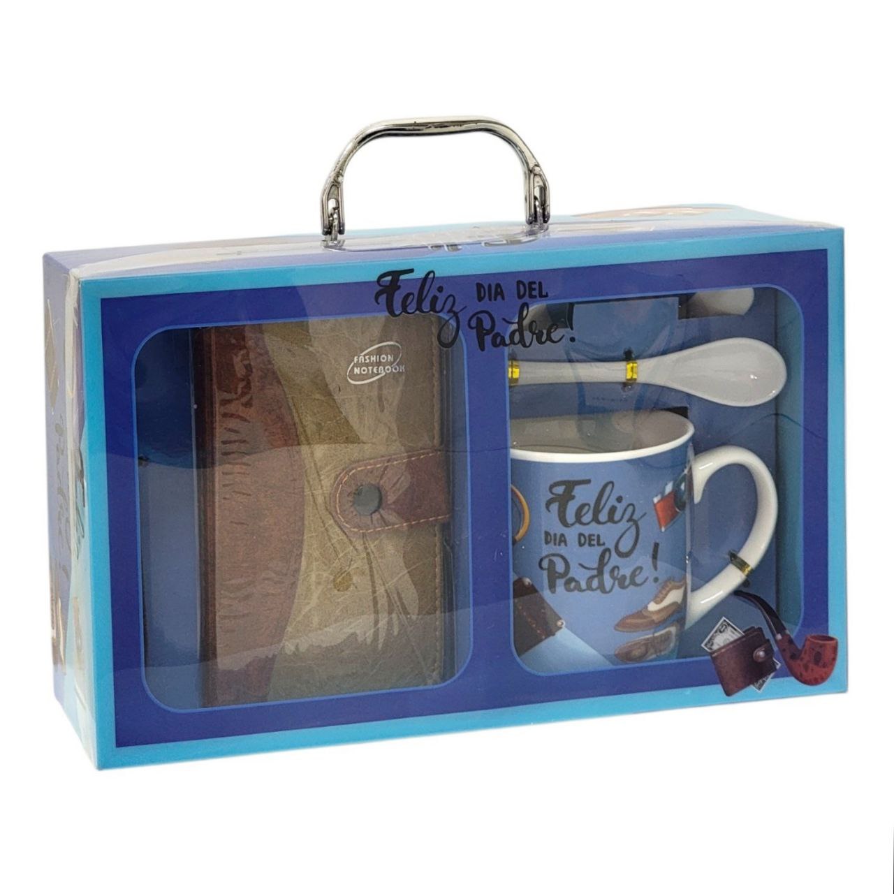 SET DE TAZA DE REGALO Y AGENDA PARA PAPÁ 5PCS BENELI HOME
