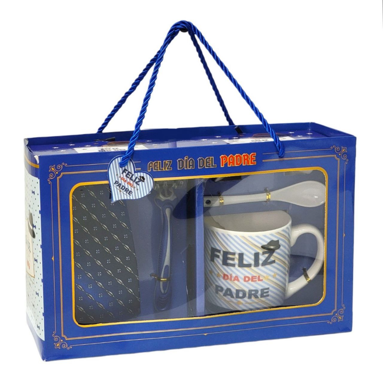 SET DE TAZA DE REGALO Y CORBATA PARA PAPÁ 5PCS BENELI HOME