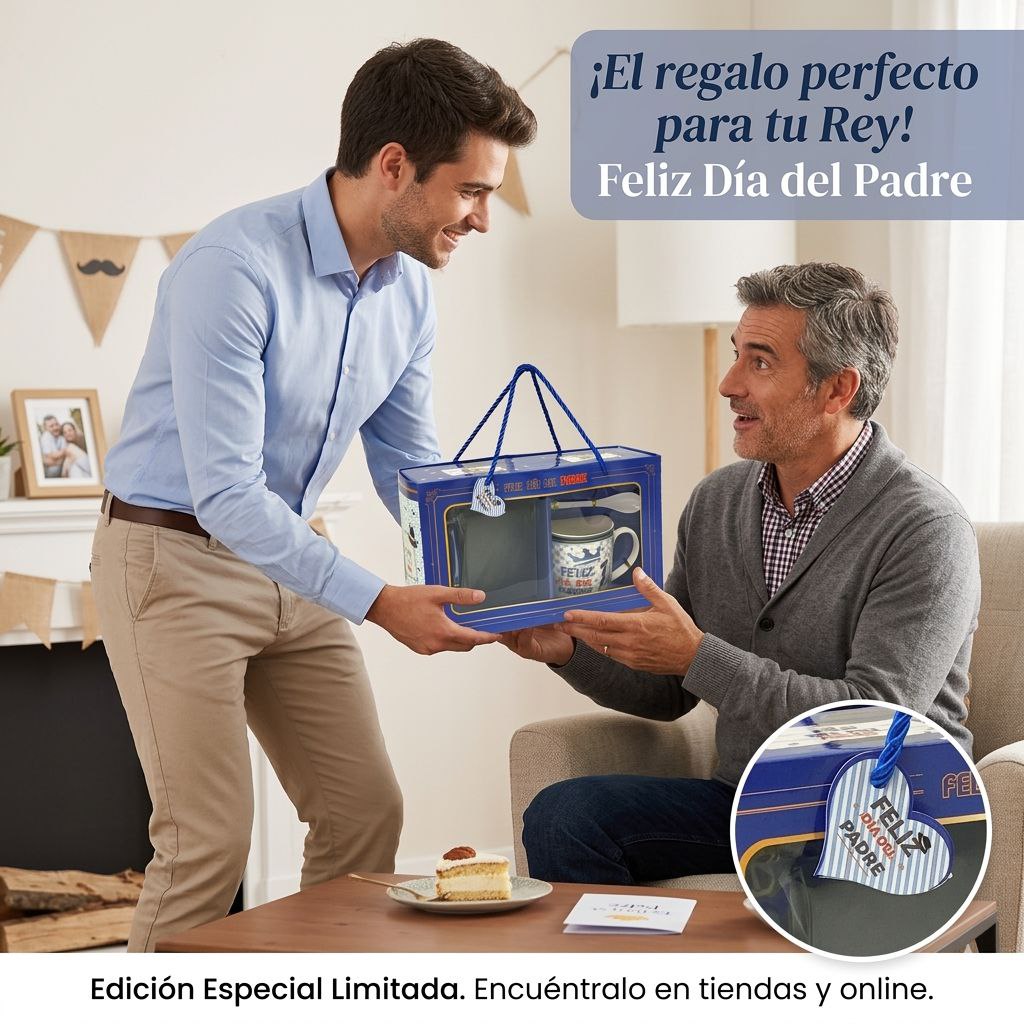 SET DE TAZA DE REGALO Y BILLETERA PARA PAPÁ 5PCS BENELI HOME