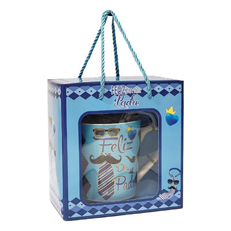 SET DE TAZA DE REGALO PARA PAPÁ CON CUCHARA DE LUJO BENELI HOME