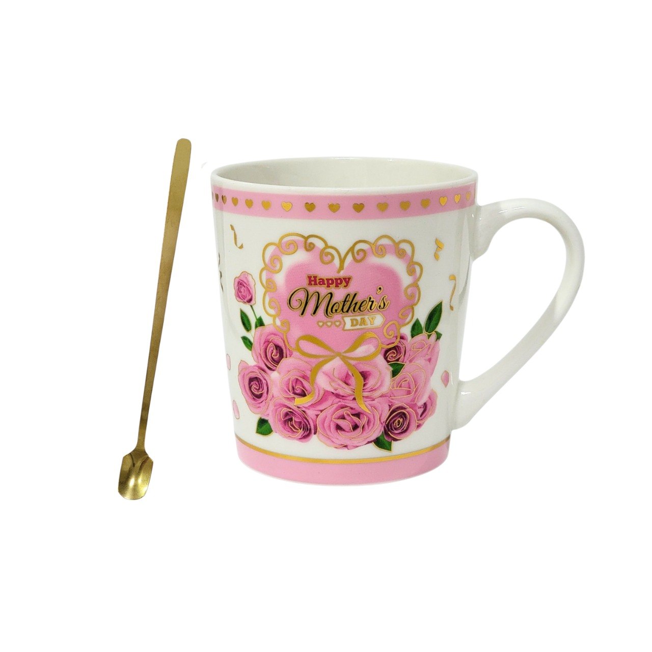 SET DE TAZA DE REGALO DE DIA DE LA MADRE CON CUCHARA BENELI HOME