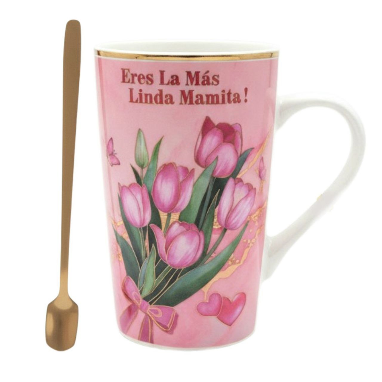 SET DE TAZA DE REGALO PARA MAMÁ CON CUCHARA BENELI HOME