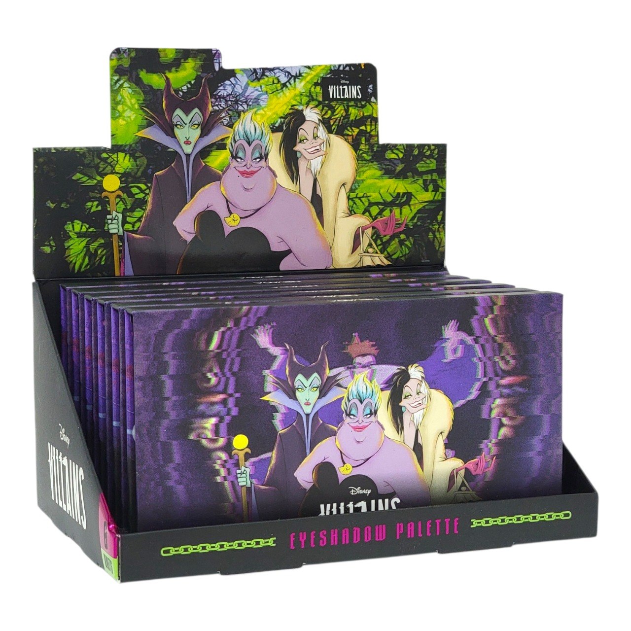 PALETA DE SOMBRAS DE OJOS DE VILLANOS DE DISNEY 21 TONOS NEVADA
