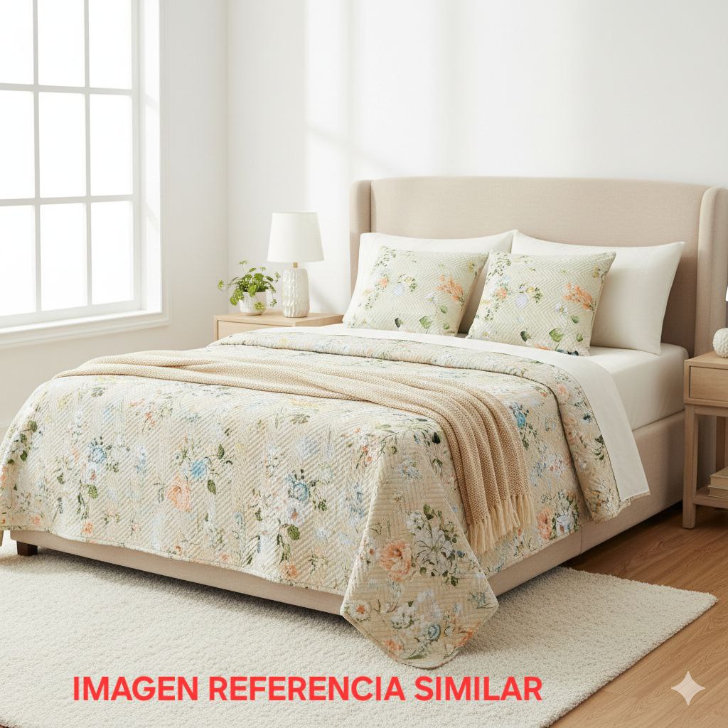 JUEGO DE EDREDON REVERSIBLE KING 5PCS BENELI HOME