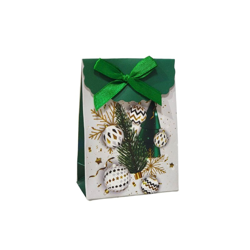 BOLSA DE REGALO NAVIDEÑA PEQUEÑA XXS 7CMX10CM, 15 ESTILOS