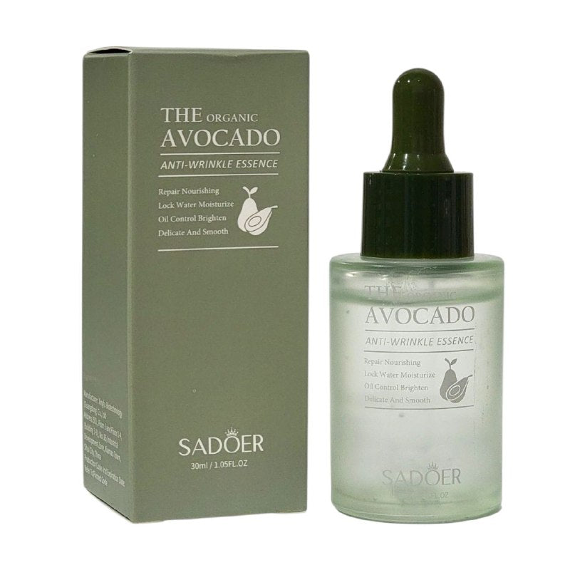 SUERO FACIAL CONCENTRADO ANTIARRUGAS DE HIDRATACION PROFUNDA CON ACEITE DE AGUACATE SADOER 30ML
