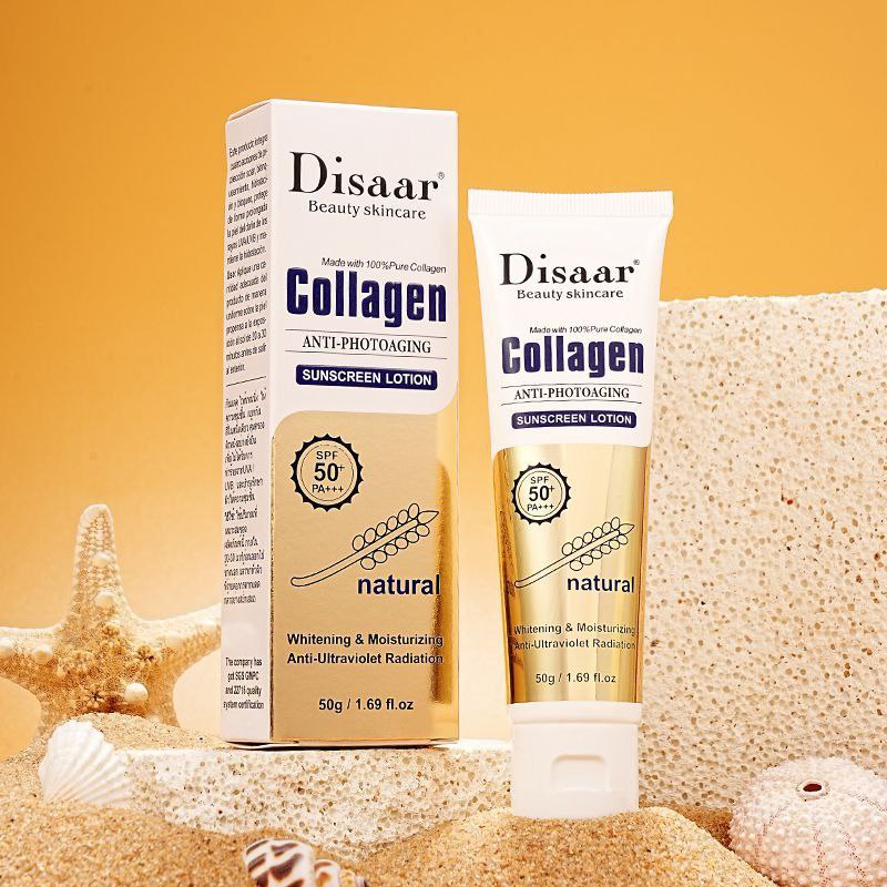 PROTECTOR SOLAR EN CREMA DE COLAGENO 4 EN 1 DISAAR 50G
