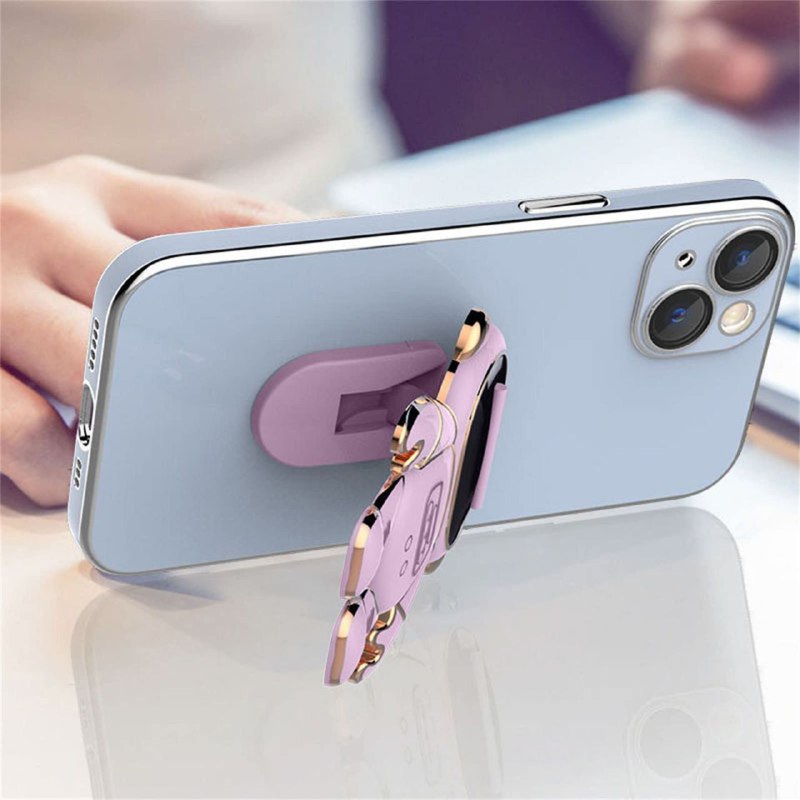 SOPORTE PARA CELULAR DE ASTRONAUTA COLOR ROSADO