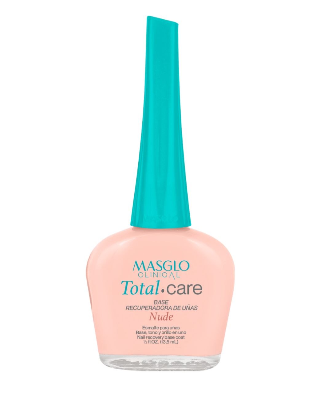 ESMALTE PARA UÑAS NUDE RECUPERADORA COMPLEJO MULTIVITAMÍNICO ENRIQUECIDA CON MICROESFERAS MASGLO CLINICAL  13.5ML