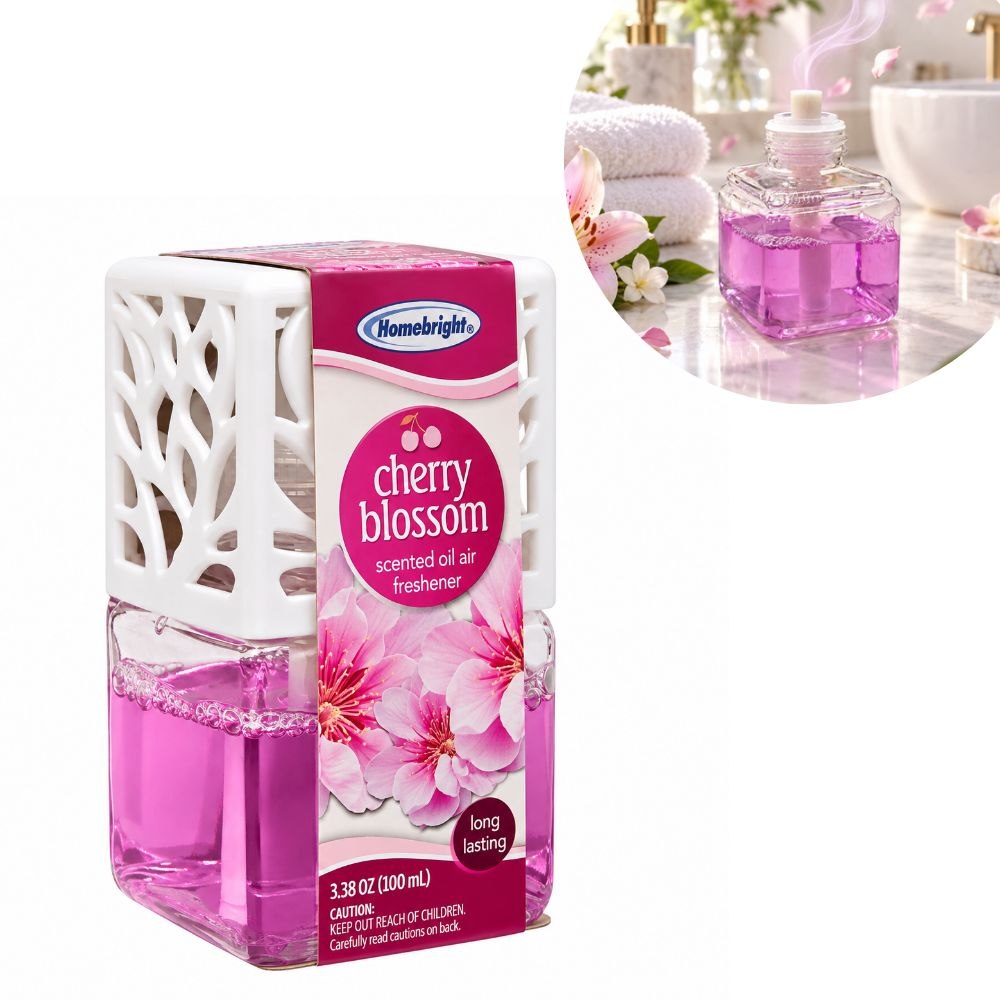 AMBIENTADOR DE ACEITE PERFUMADO A FLOR DE CEREZO HOMEBRIGHT 100ML