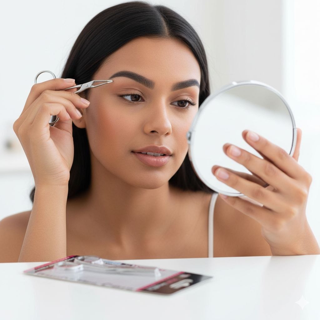PINZA DEPILADORA CON AGARRE TIPO TIJERA DE ACERO INOXIDABLE STAY BEAUTIFUL