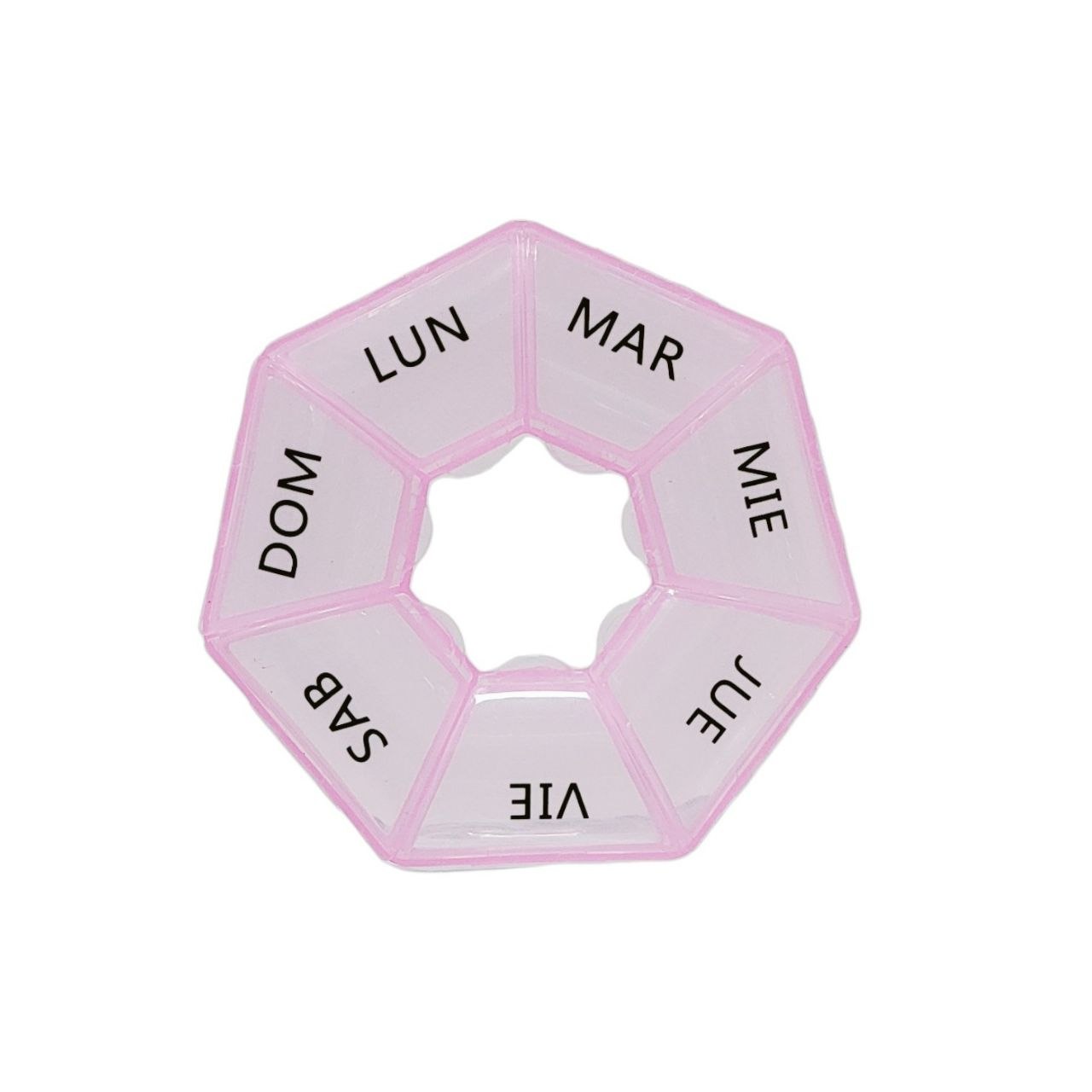 ORGANIZADOR DE PASTILLAS SEMANAL CIRCULAR STAY BEAUTIFUL