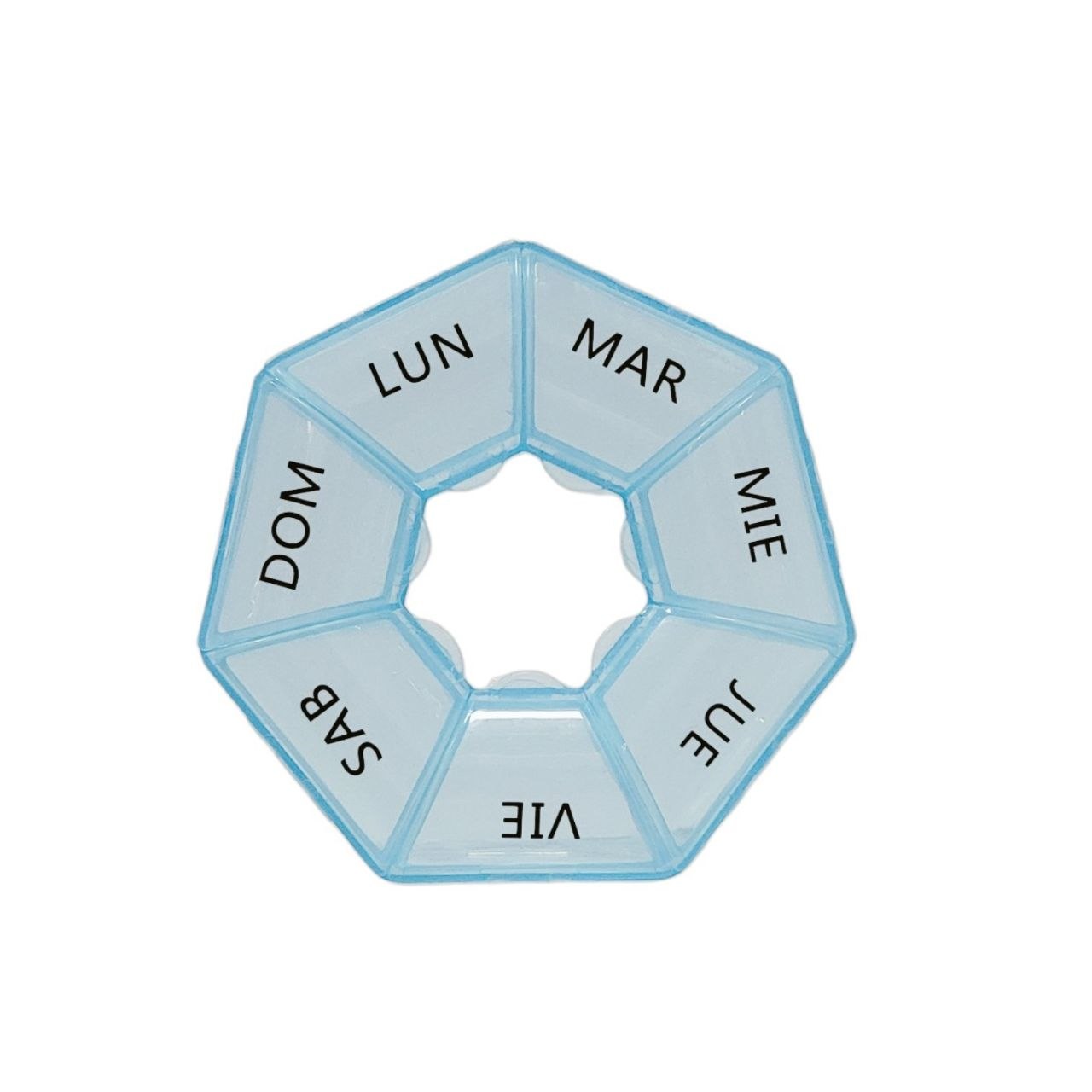 ORGANIZADOR DE PASTILLAS SEMANAL CIRCULAR STAY BEAUTIFUL