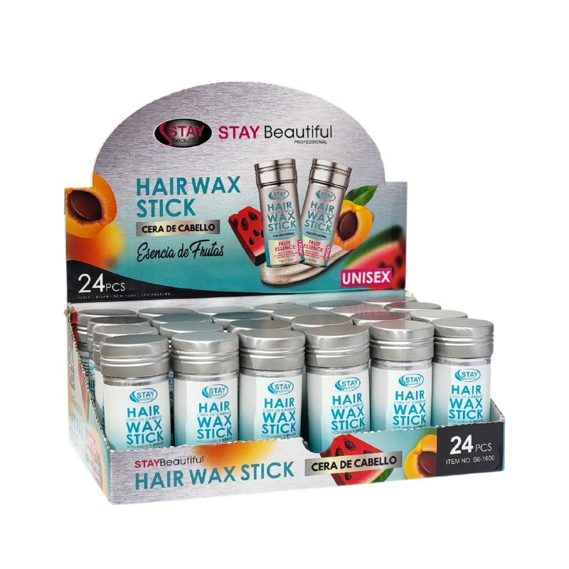 CERA PARA EL CABELLO EN BARRA CON ESENCIA DE FRUTAS STAY BEAUTIFUL 75G