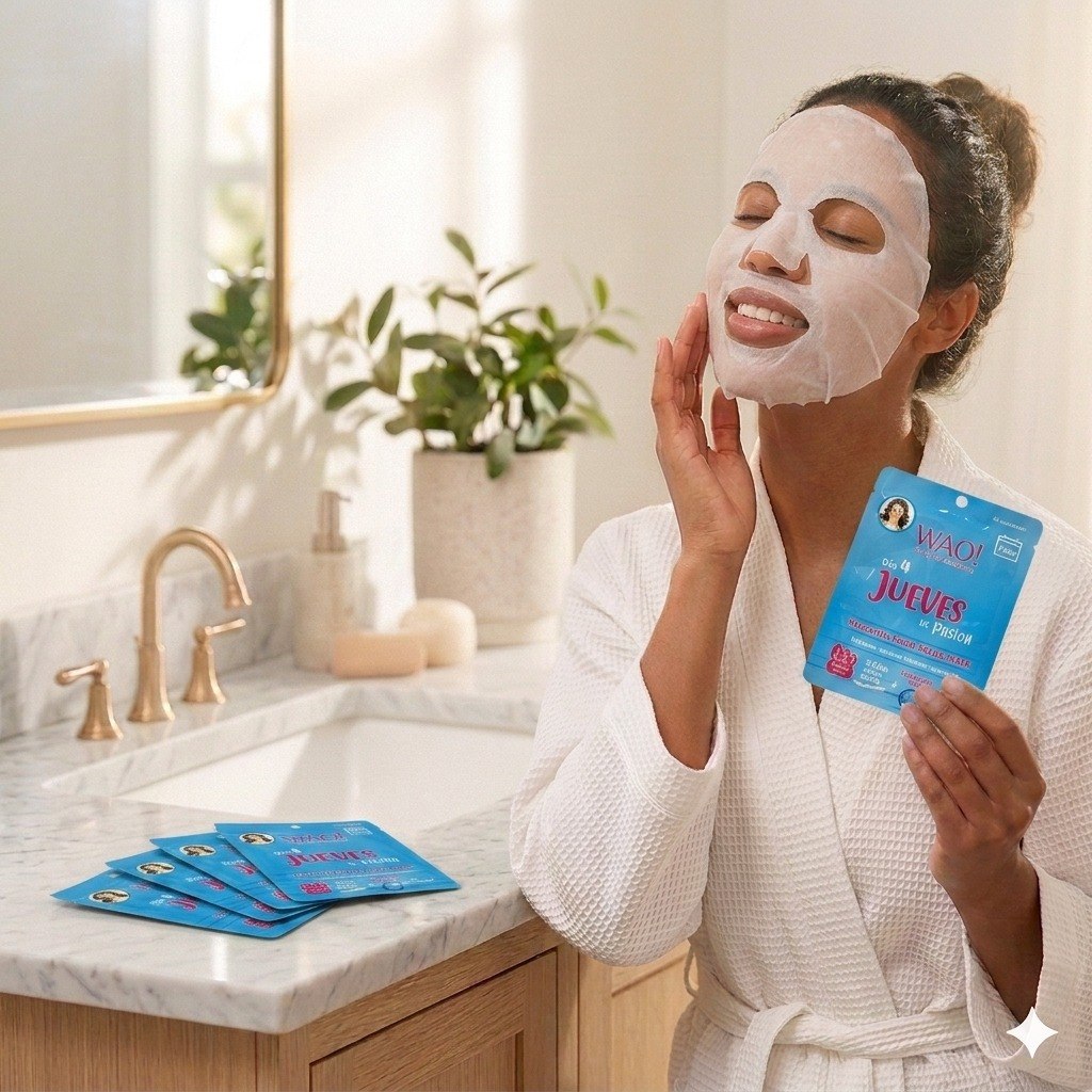 MASCARILLA FACIAL DIA 4 JUEVES DE PASION CON ACIDO HIALURONICO WAO! 25G