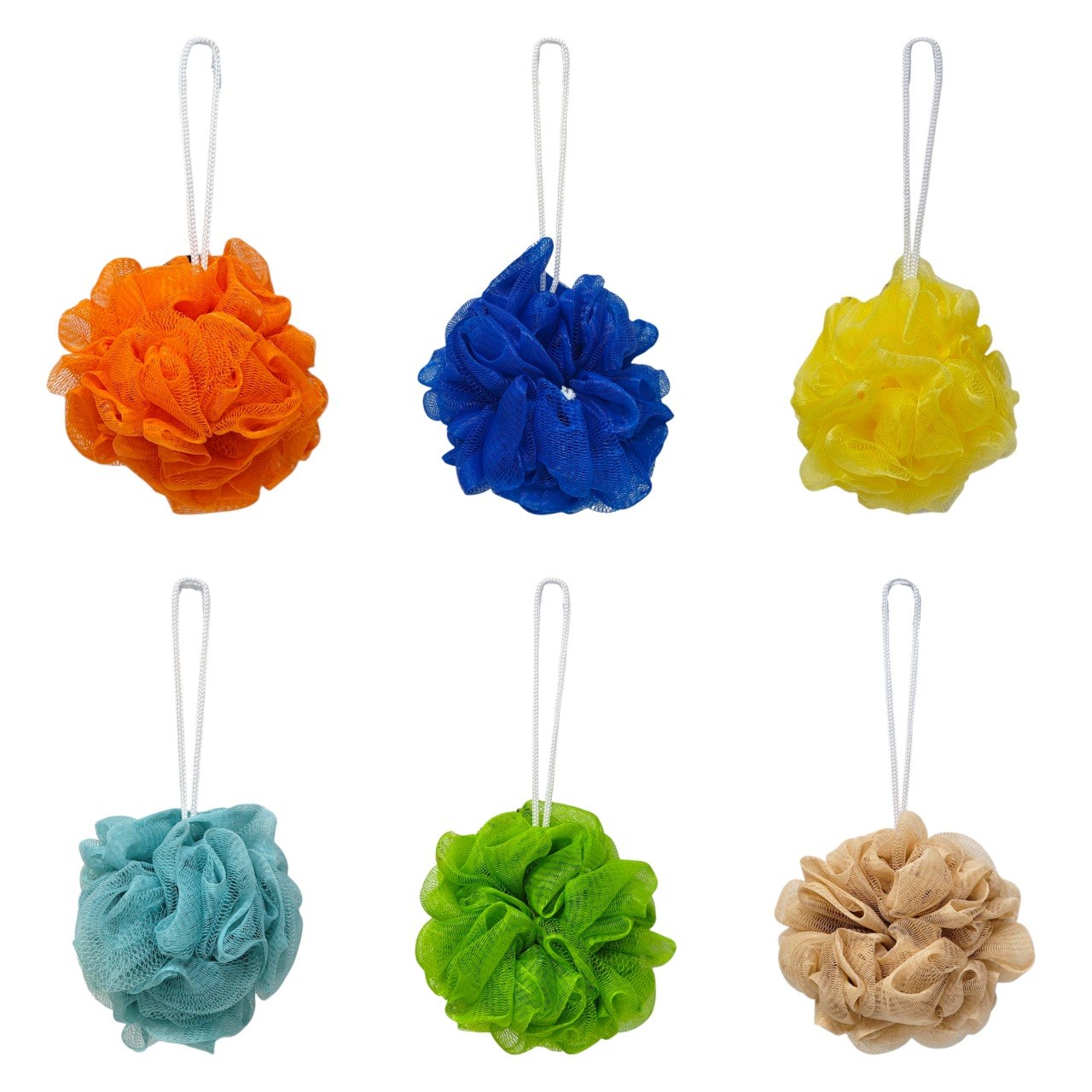 ESPONJA DE MALLA DE BAÑO PARA EXFOLIACION CORPORAL Y CAPILAR STAY BEAUTIFUL