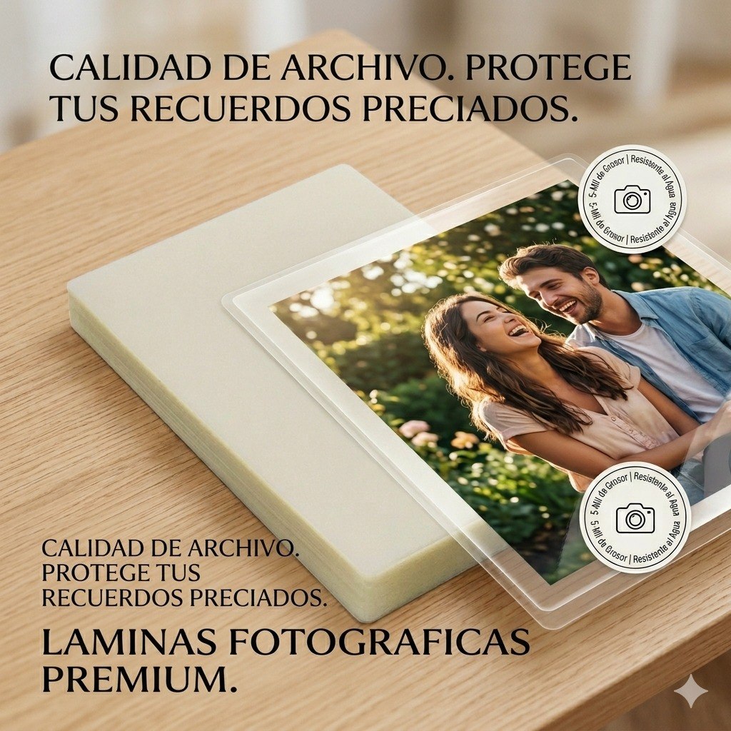 MICAS TERMICAS PARA LAMINACION Y PROTECCION DE DOCUMENTOS TAMAÑO A5 100UND HOSEN