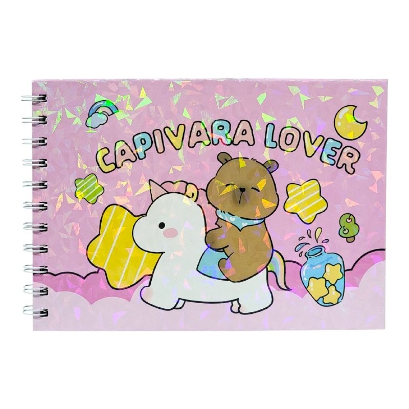 LIBRO PARA COLOREAR DE CAPIBARAS INFANTIL 20.5X15CM