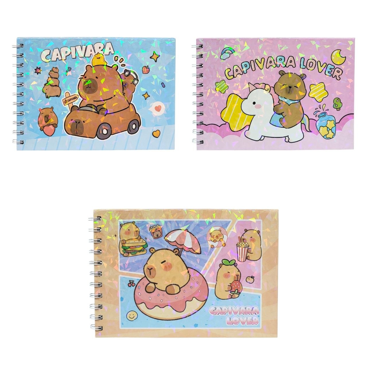 LIBRO PARA COLOREAR DE CAPIBARAS INFANTIL 20.5X15CM