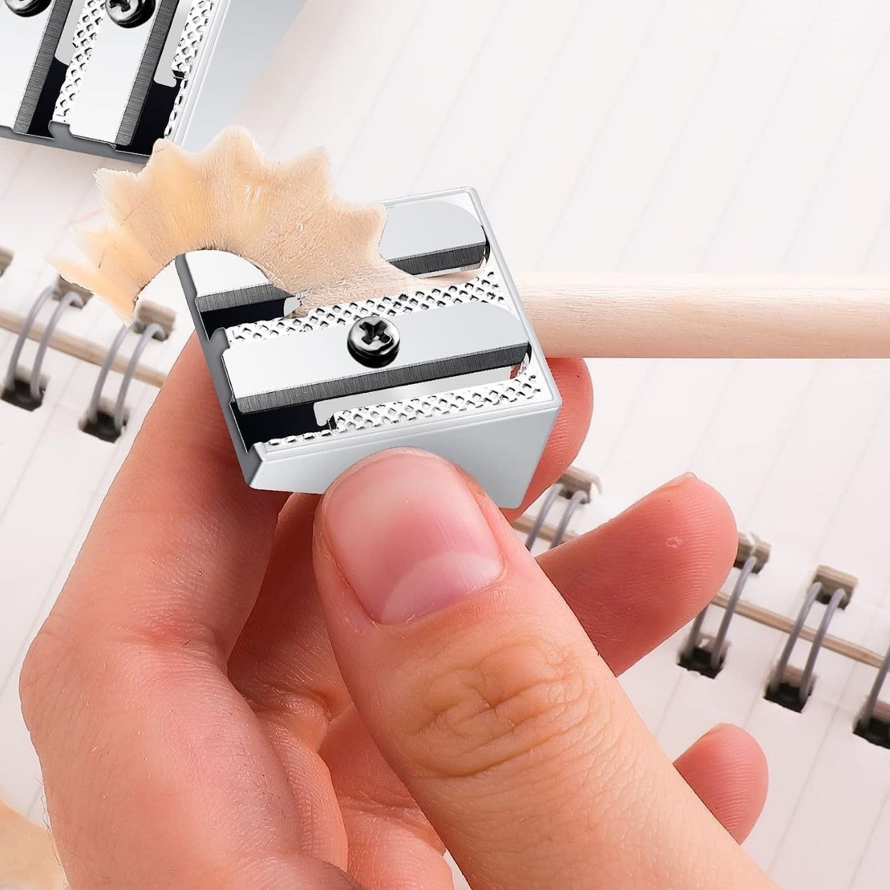 SET DE SACAPUNTAS DE ALUMINIO DE ALTA RESISTENCIA 4PCS ALFA