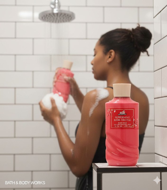 BATH & BODY WORKS GEL DE DUCHA PEPPERMINT BARK TRUFFLE 295ML