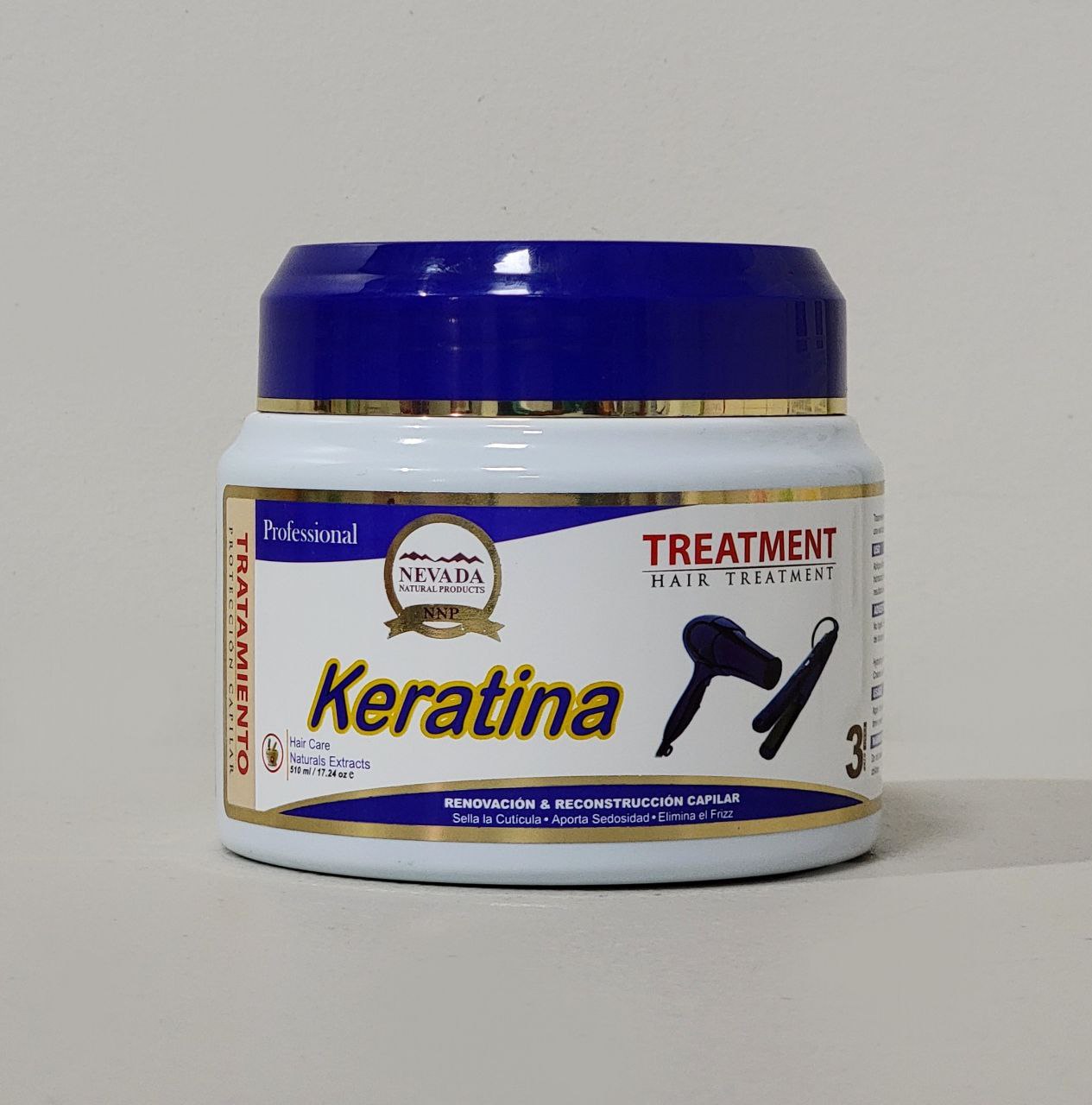 TRATAMIENTO DE QUERATINA HIDRATANTE Y REESTRUCTURANTE NEVADA 510ML