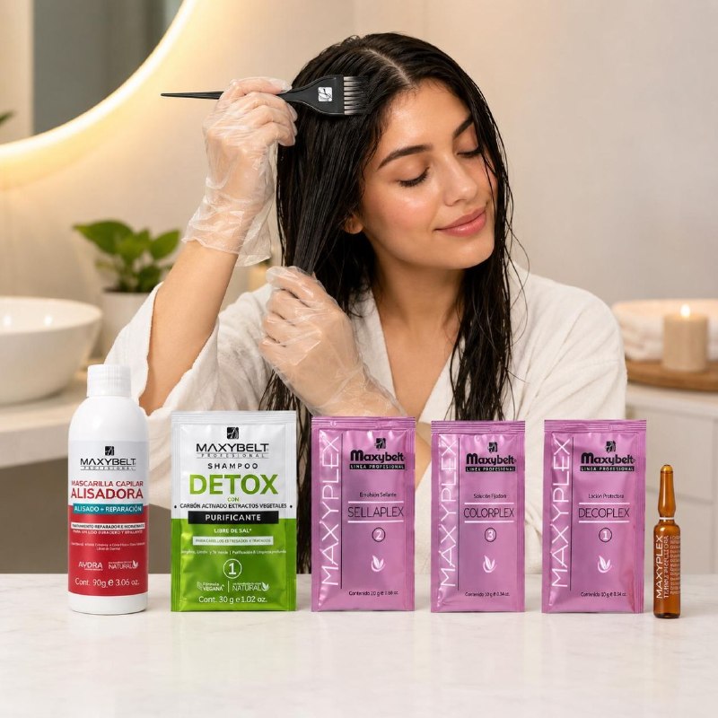 SET DE 7 PIEZAS DE ALISADO PROGRESIVO CON SISTEMA MAXYPLEX, QUE REPARA INTENSIVAMENTE Y PROTEGE MAXYBELT)